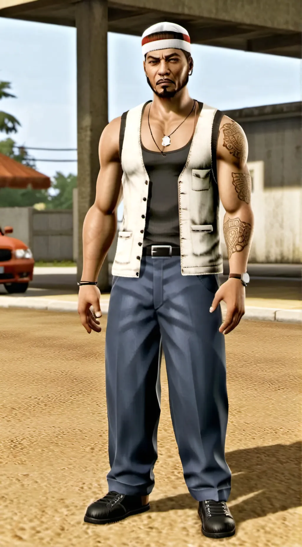 ai character: Carl Johnson background