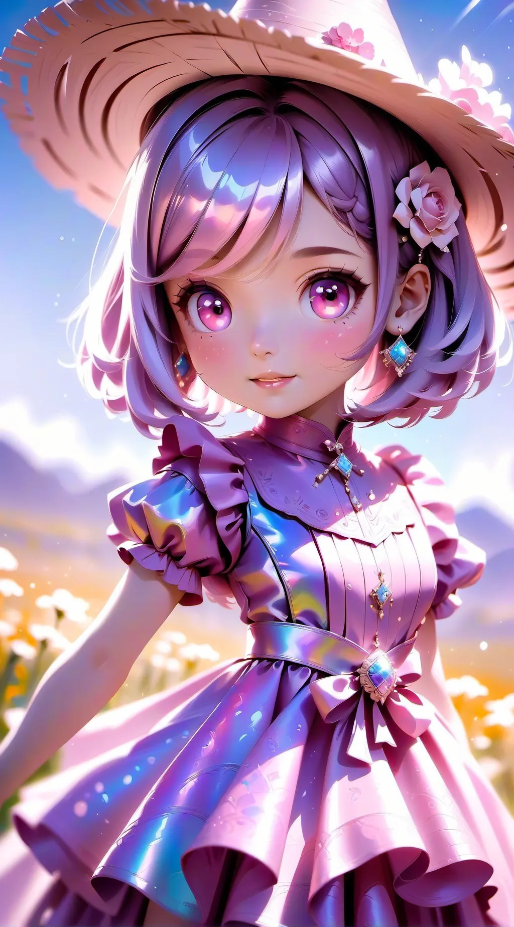 ai character: kny niña  background