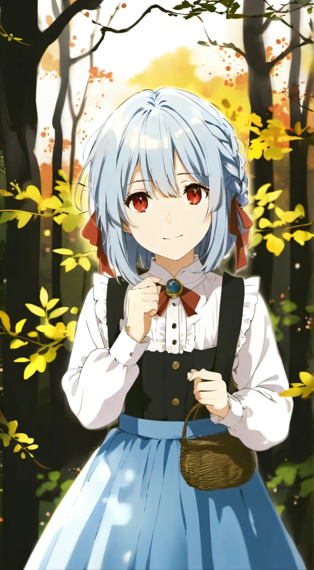 ai character: Eri cry background