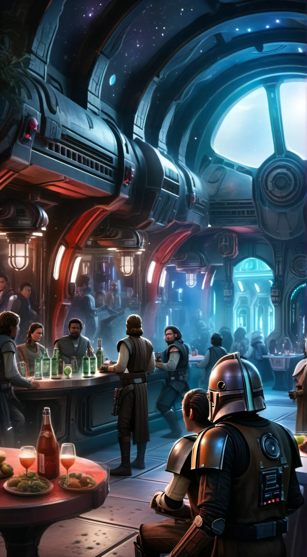 ai character: Ashoka(left order) background