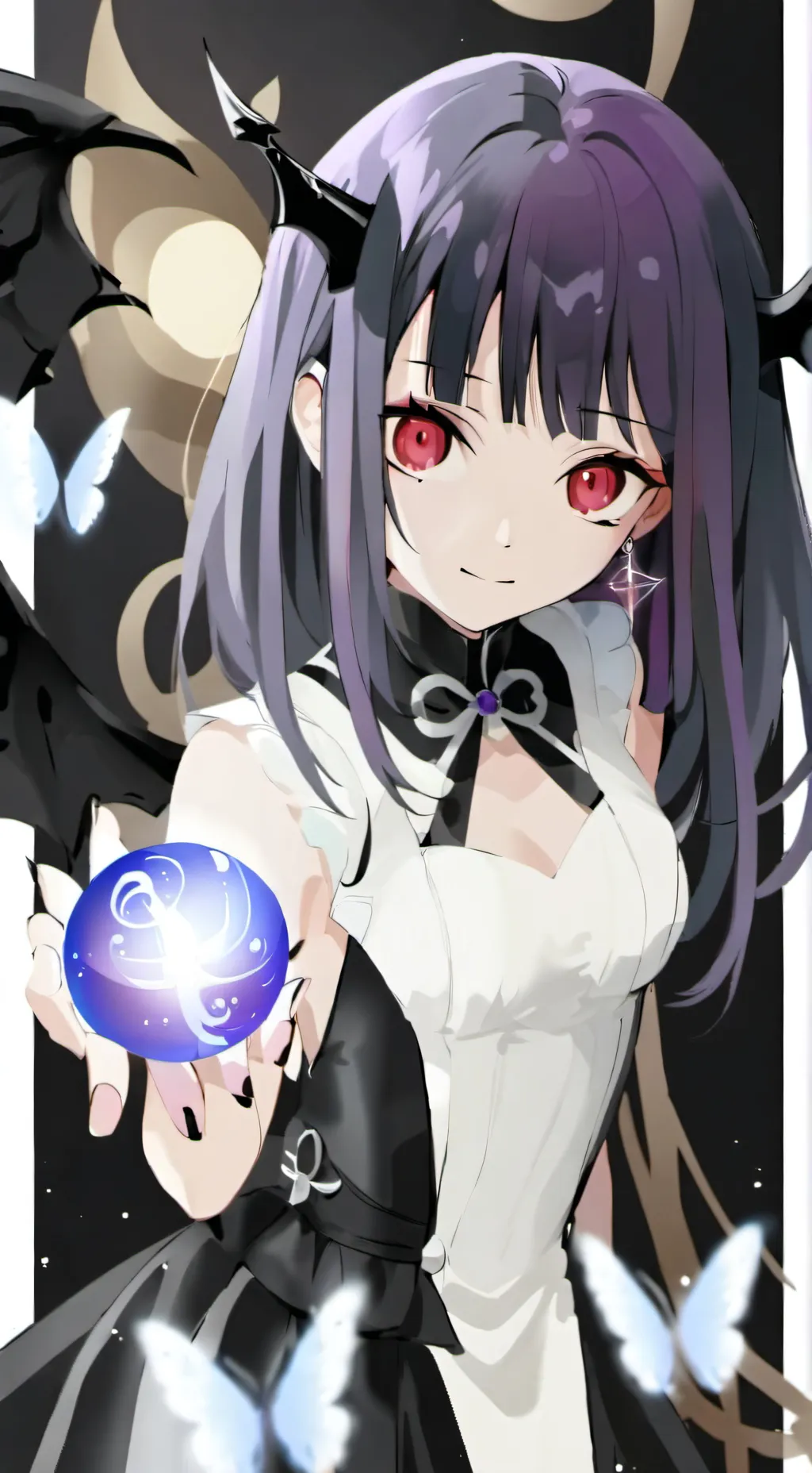 ai character: Void background