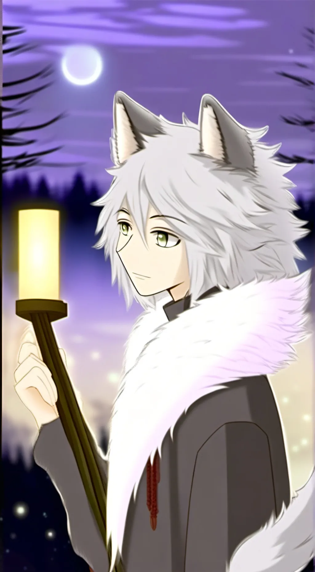 ai character: Lunar Howler Spiri background