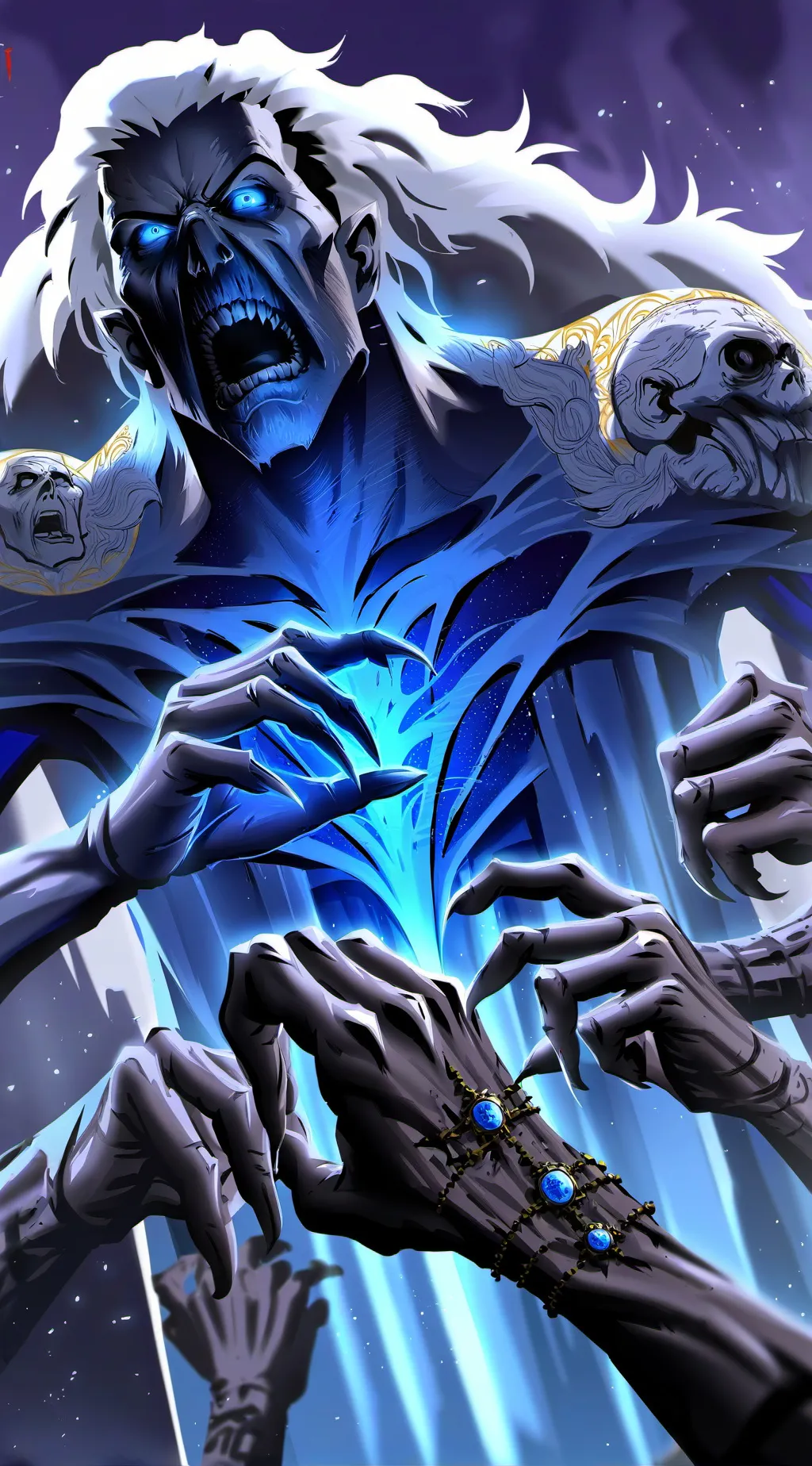 ai character: zombie background