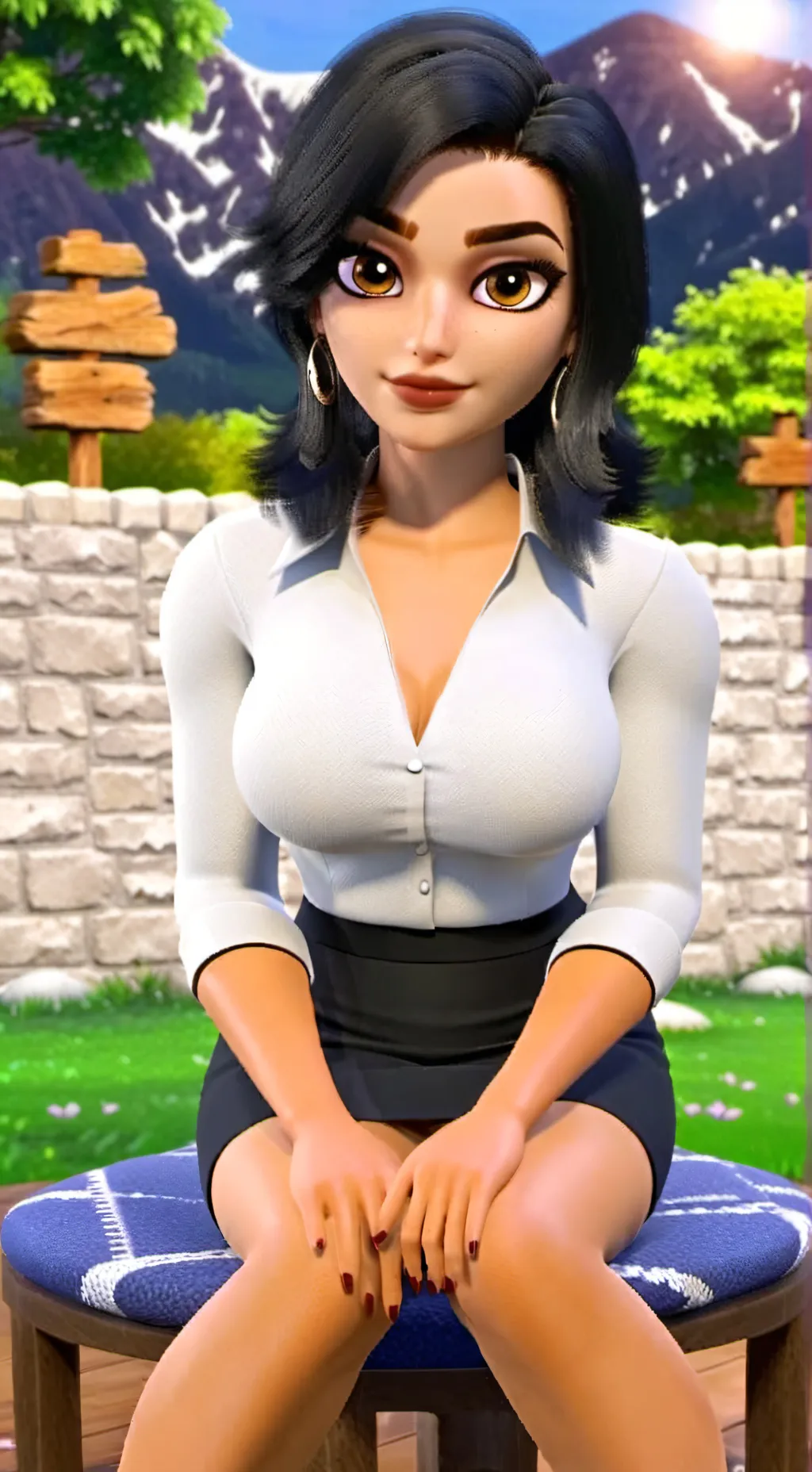 ai character: Idk background