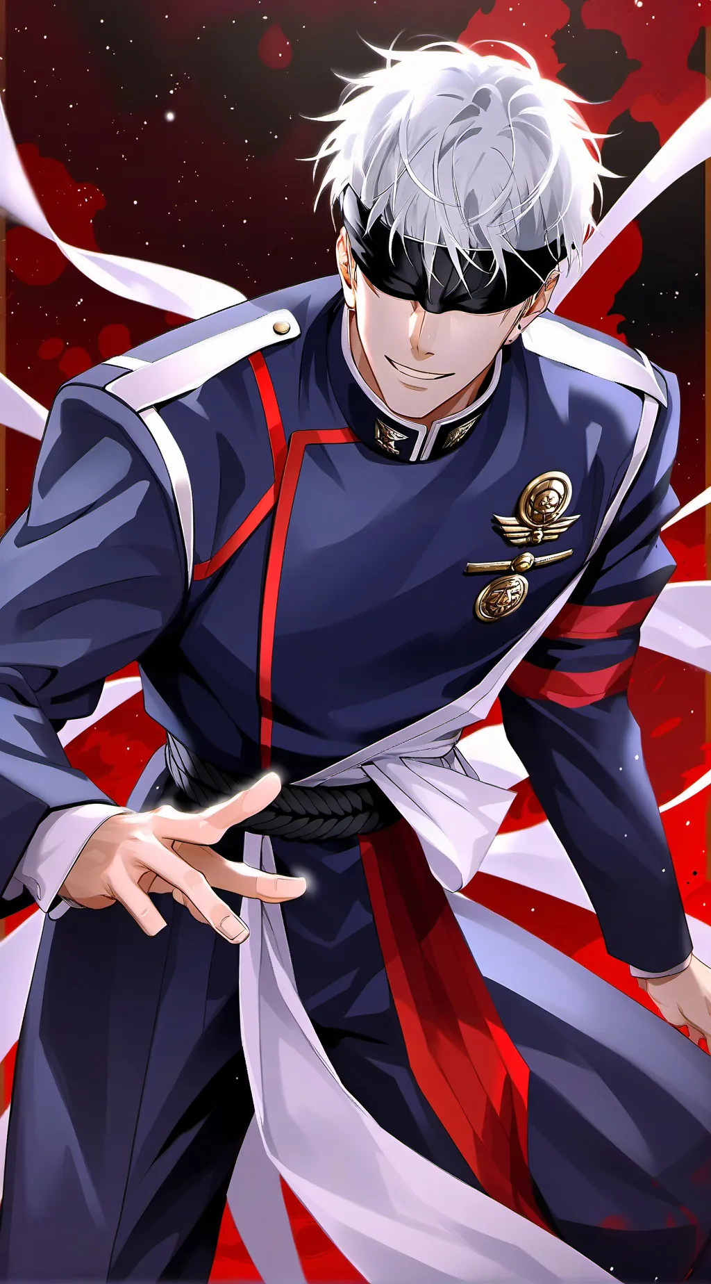 ai character: Gojo Satoru background