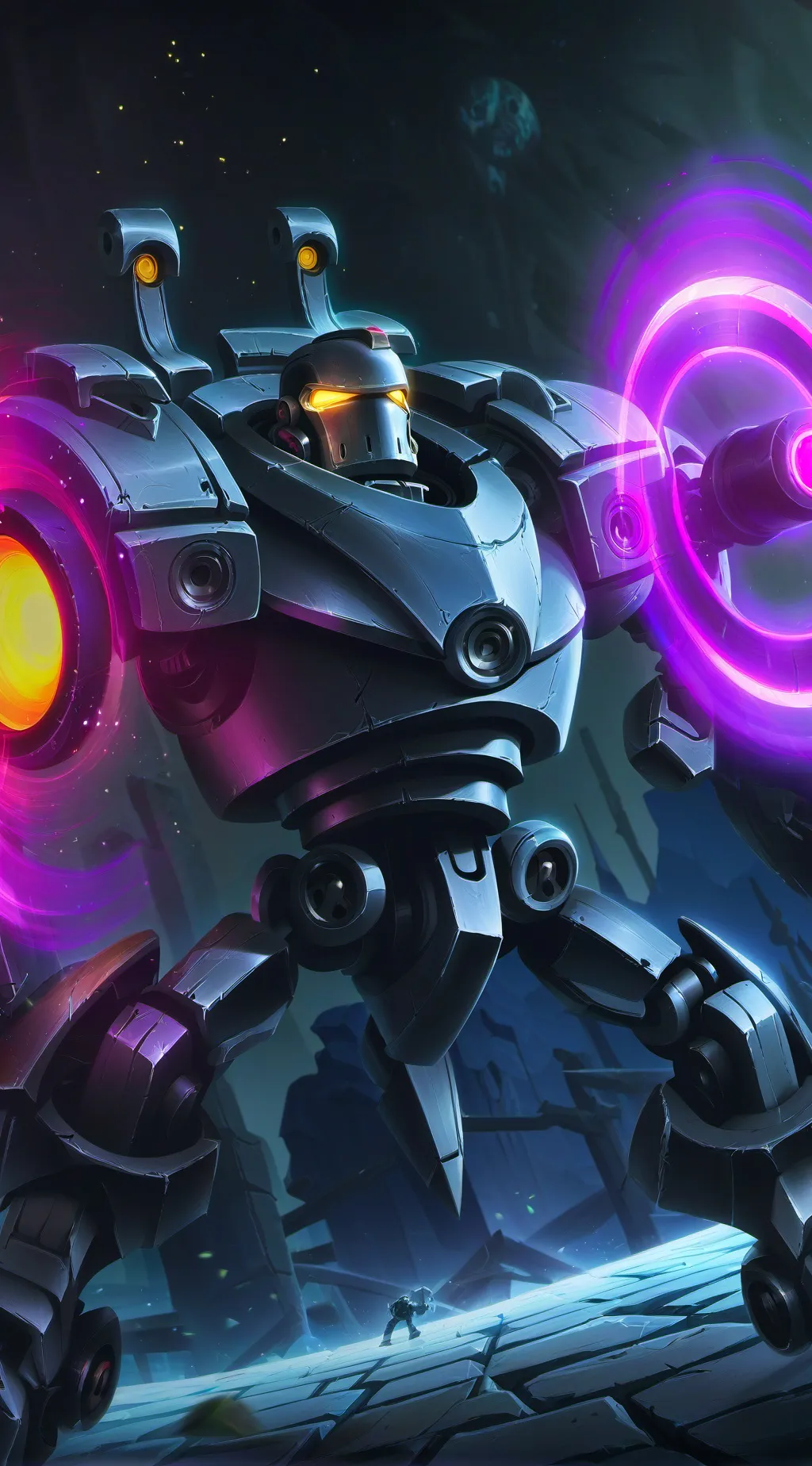 ai character: game Calamity background
