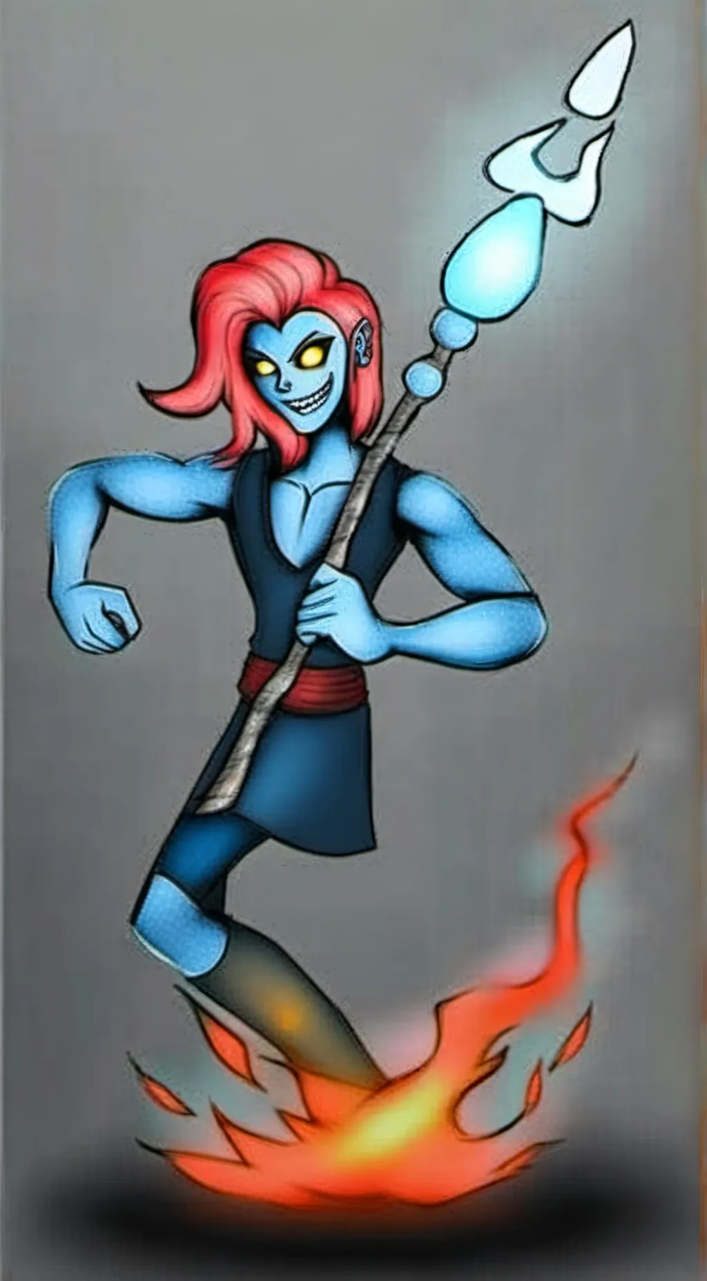 ai character: Undyne background