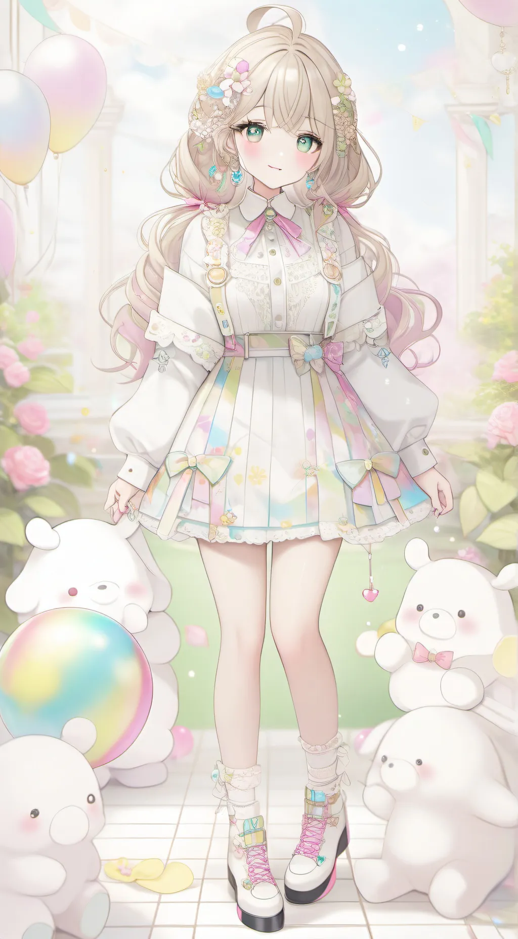 ai character: Oliva background
