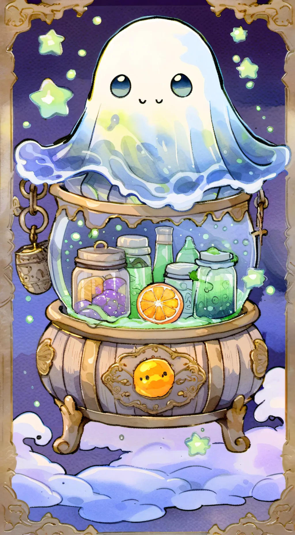 ai character: slimo nico ghostie background