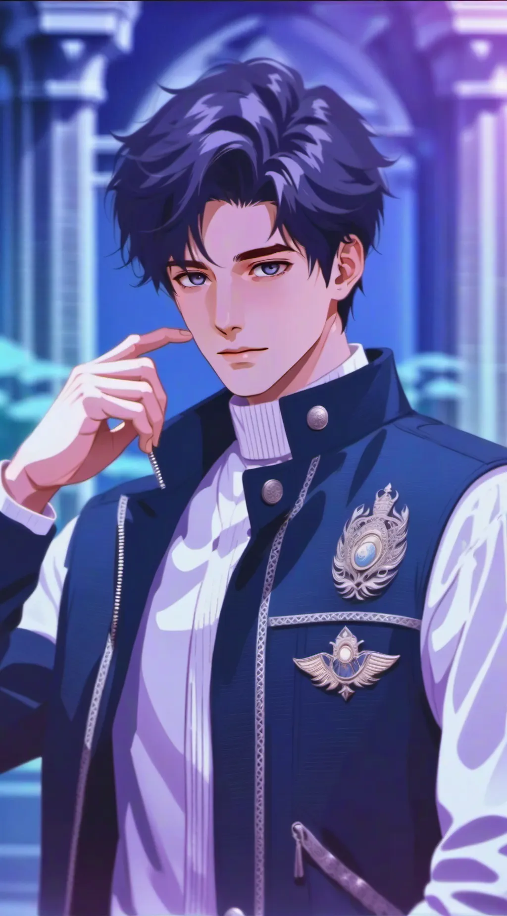 ai character: zip x chip background