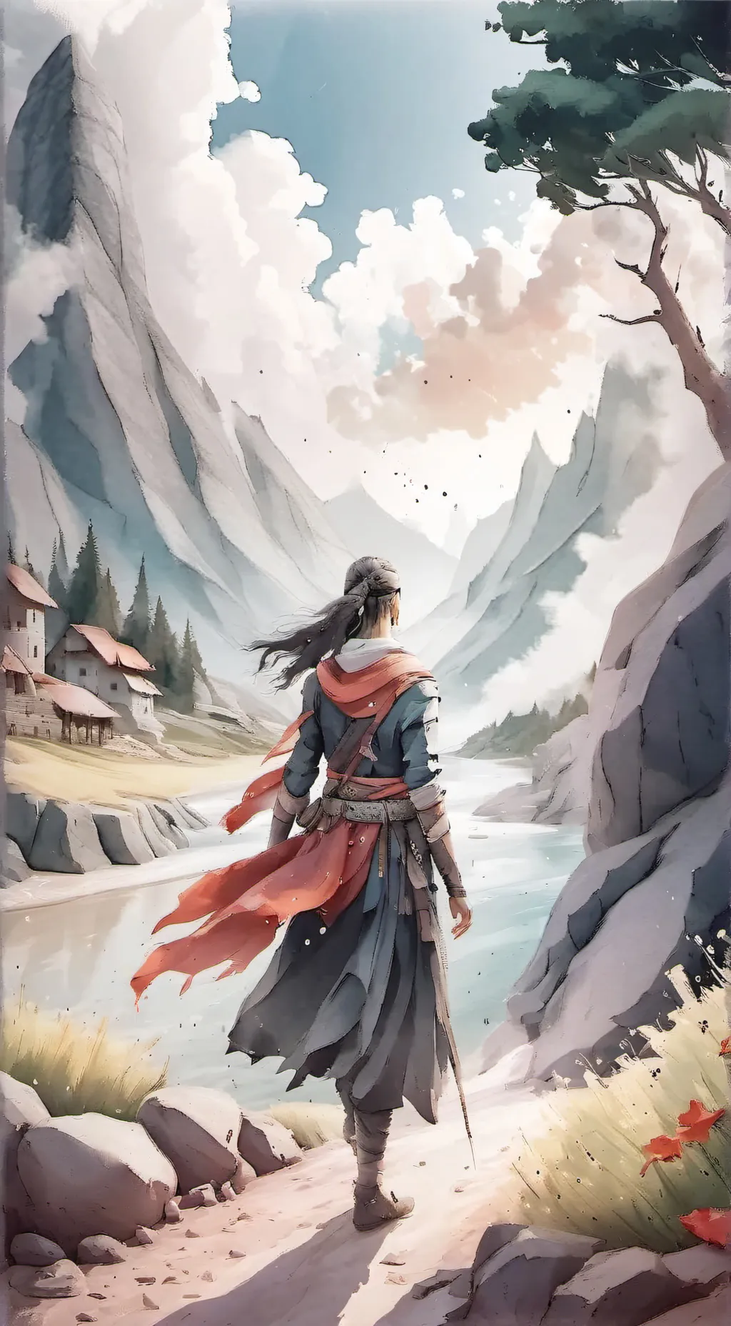 ai character: Eye of rah background