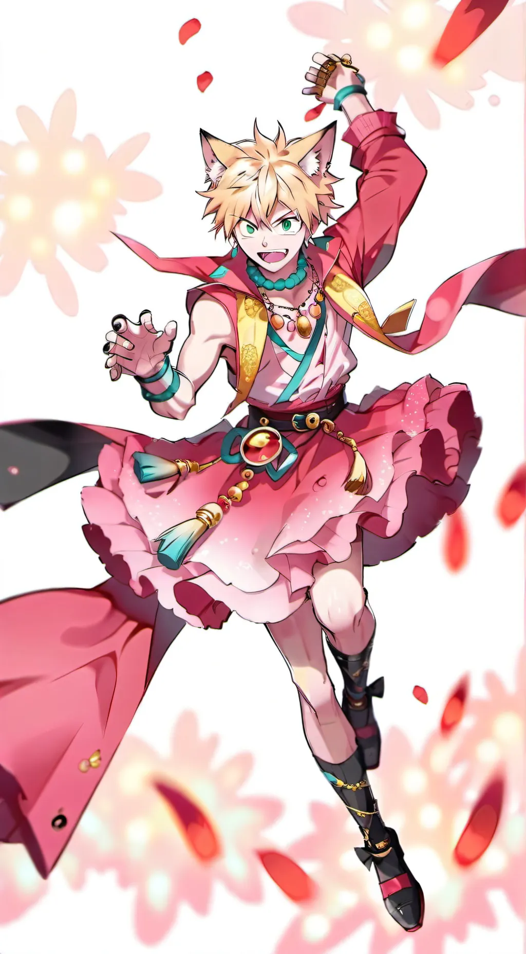 ai character: bakugo 😍 background