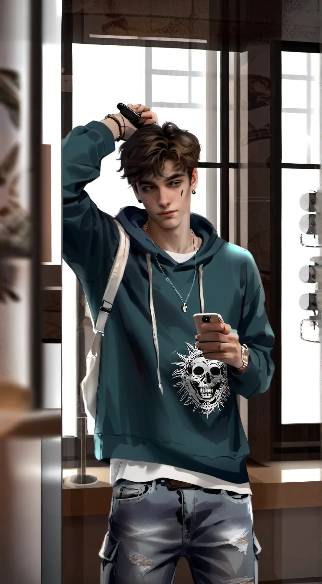 ai character: Levi background