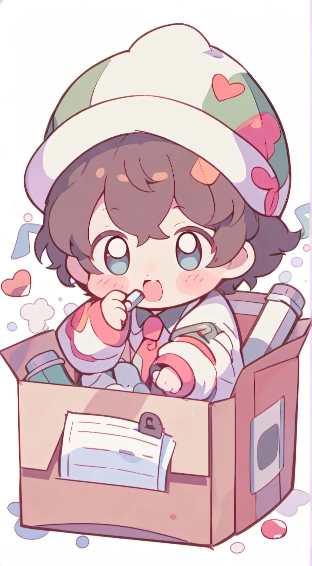 ai character: Helper Baby  background