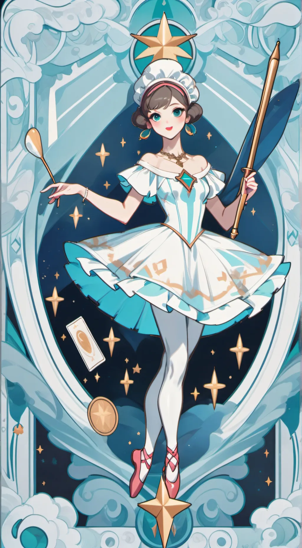ai character: ballerincappuccino background