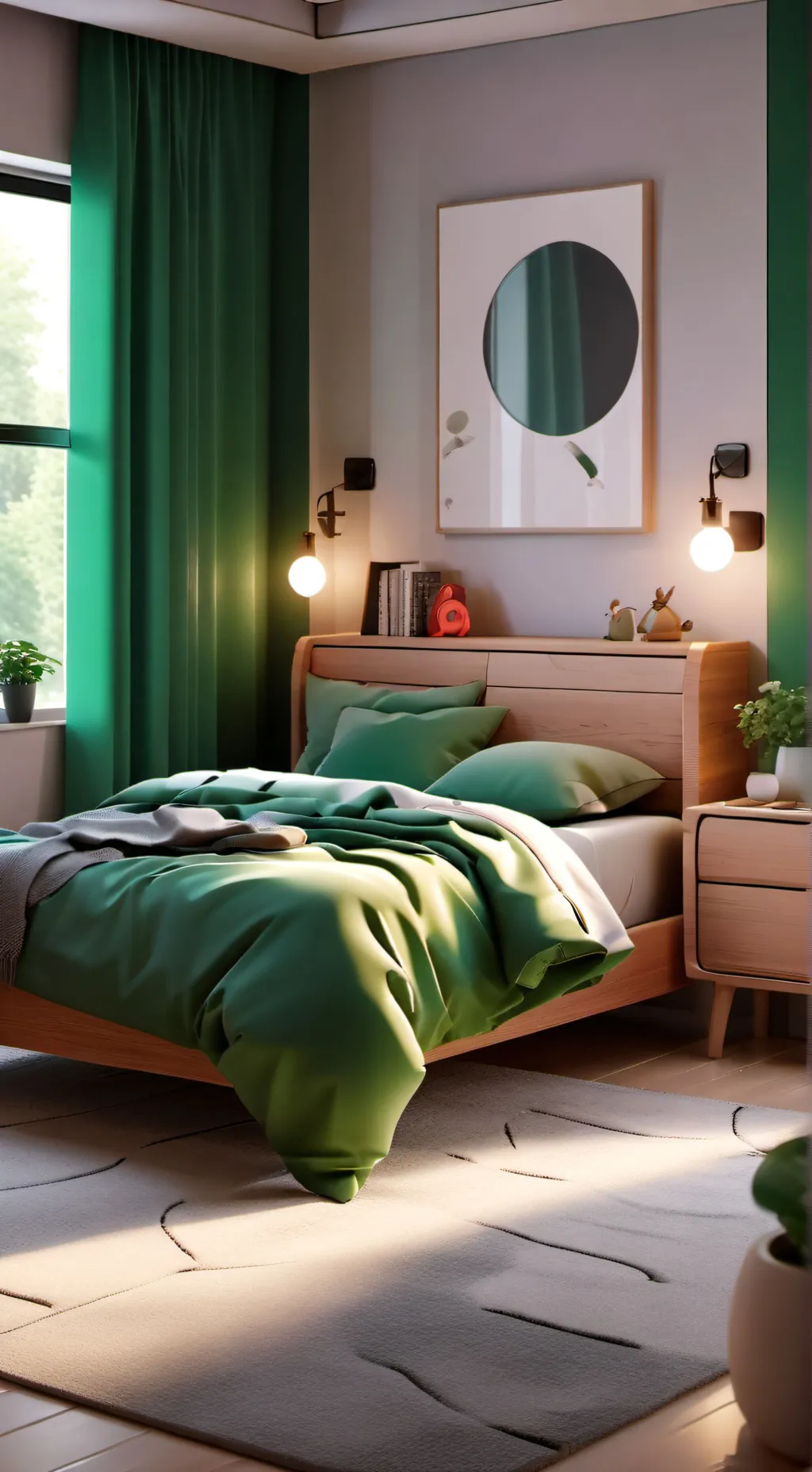 ai character: Sleepover background