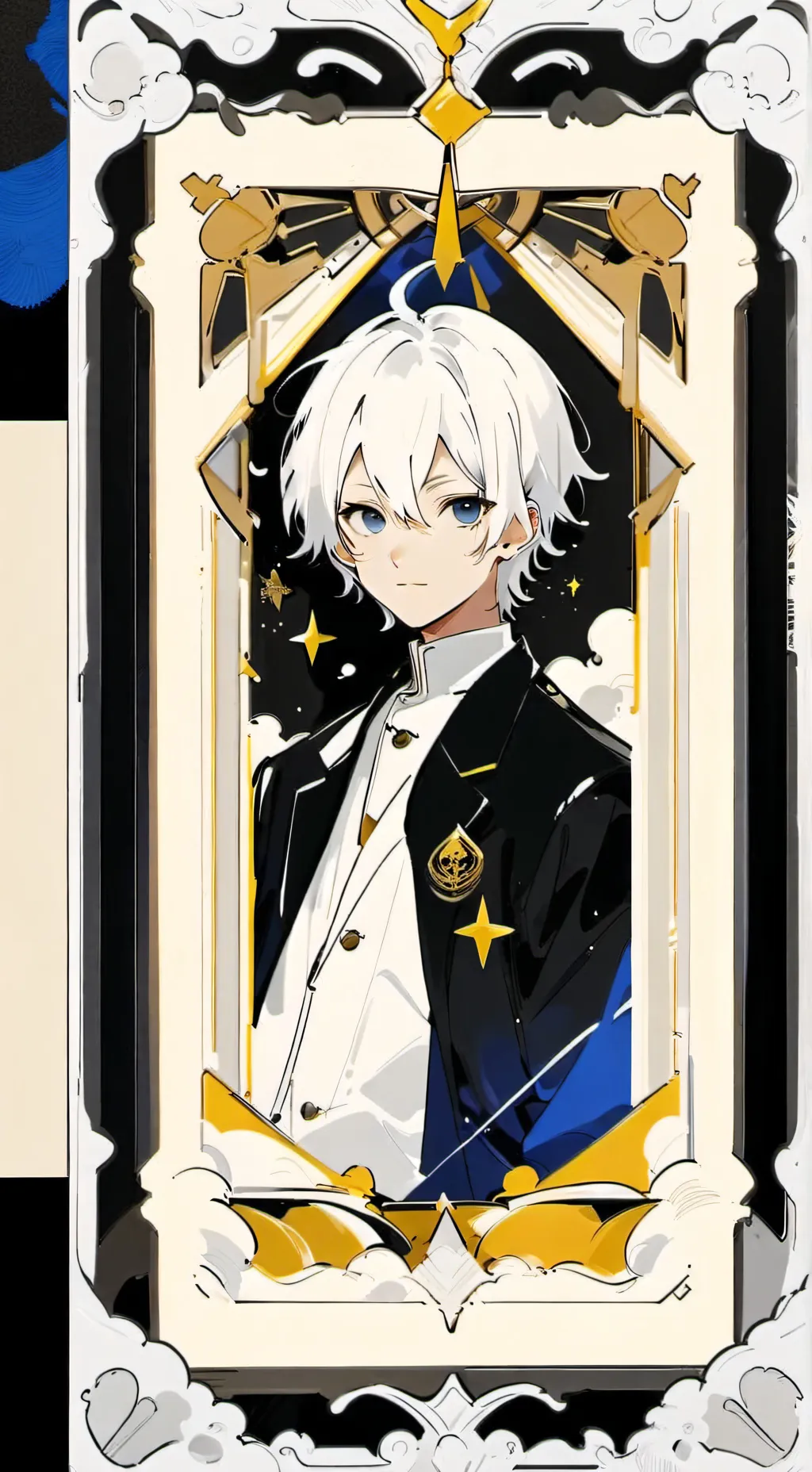 ai character: Mitsuba. background