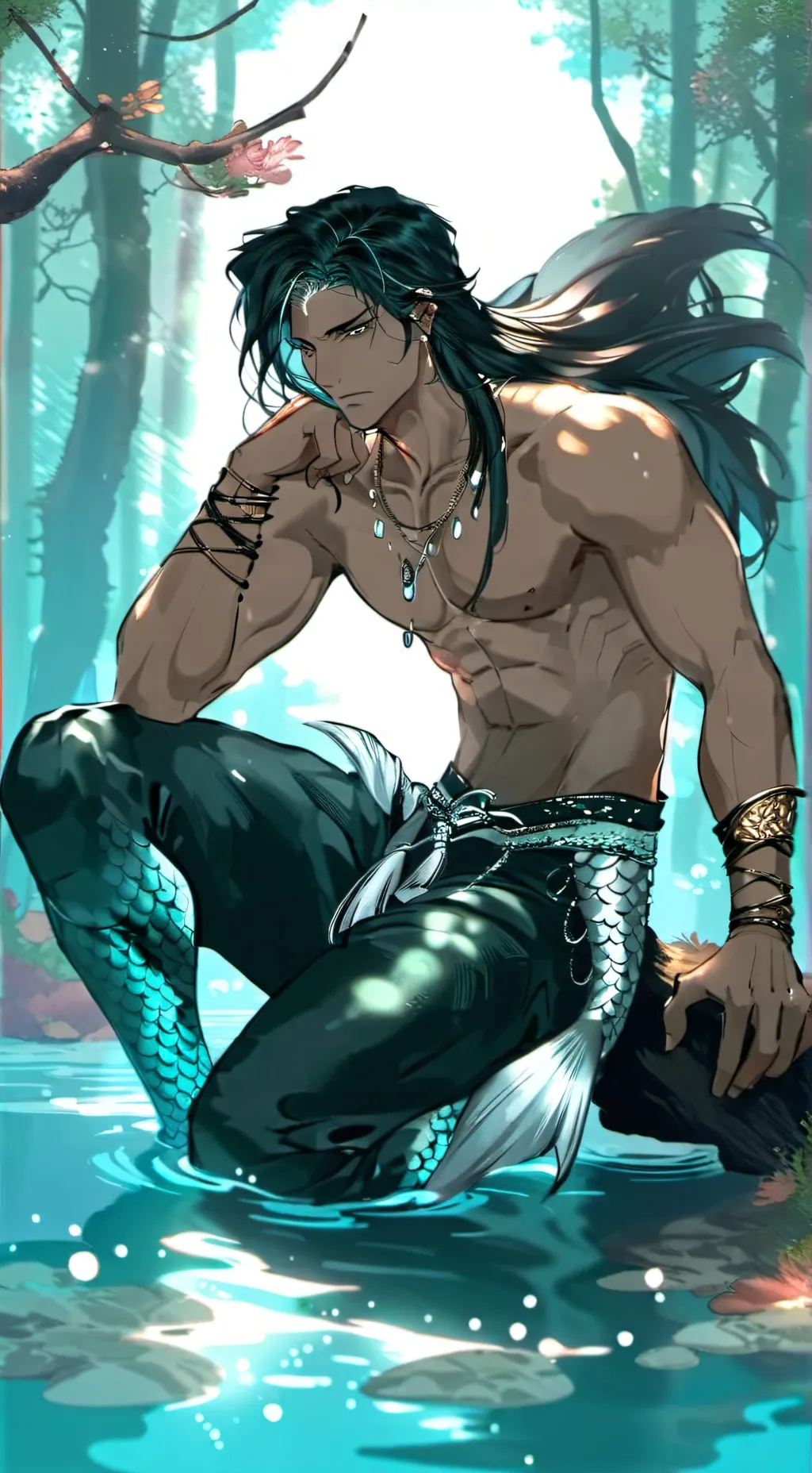 ai character: ♓Задиака♓ background