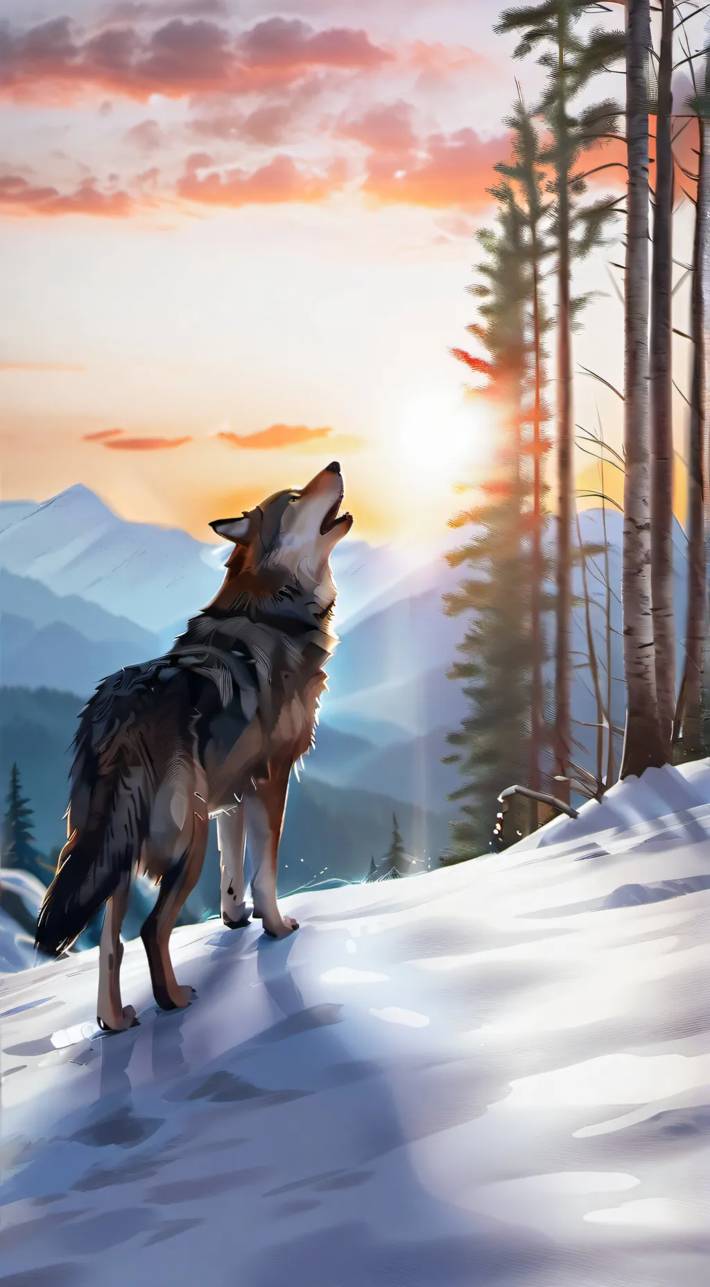 ai character: Crystal background