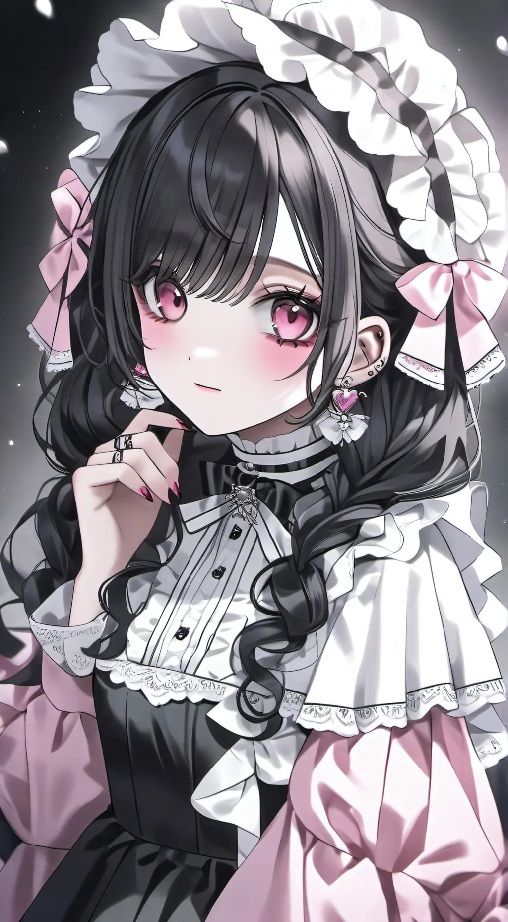 ai character: Ashley  background