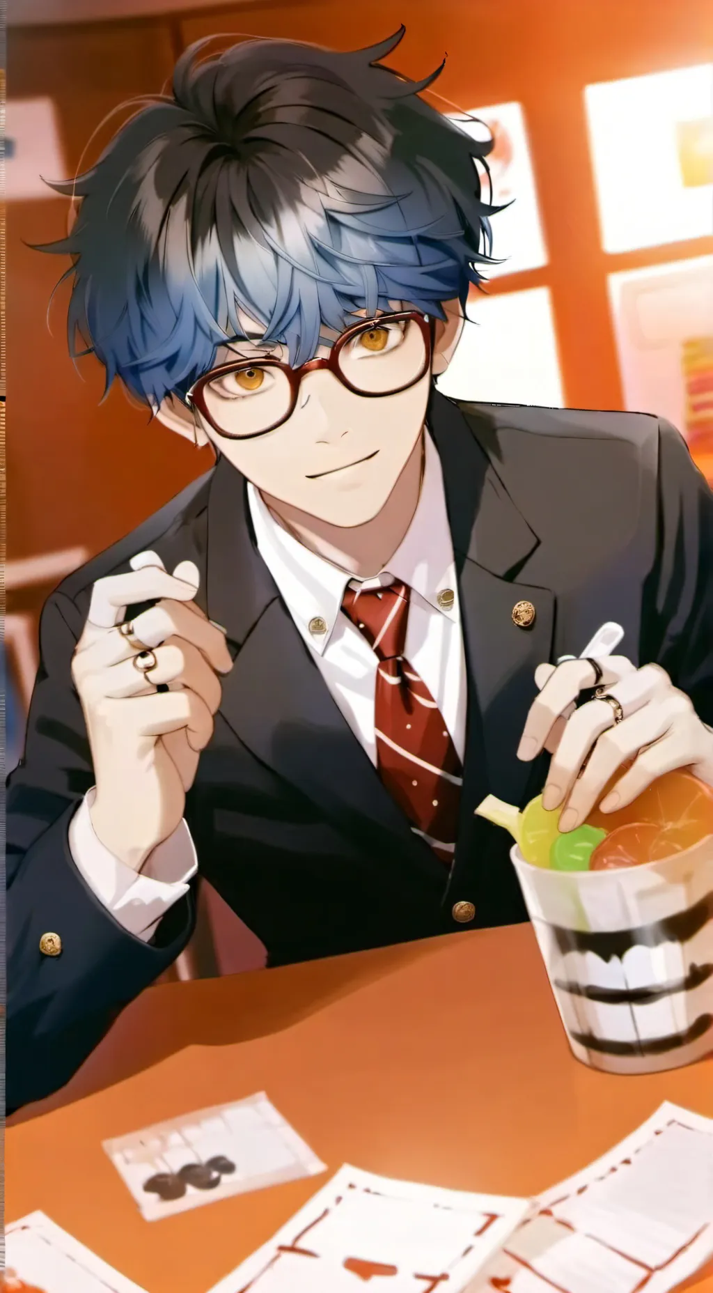 ai character: Kurt  background