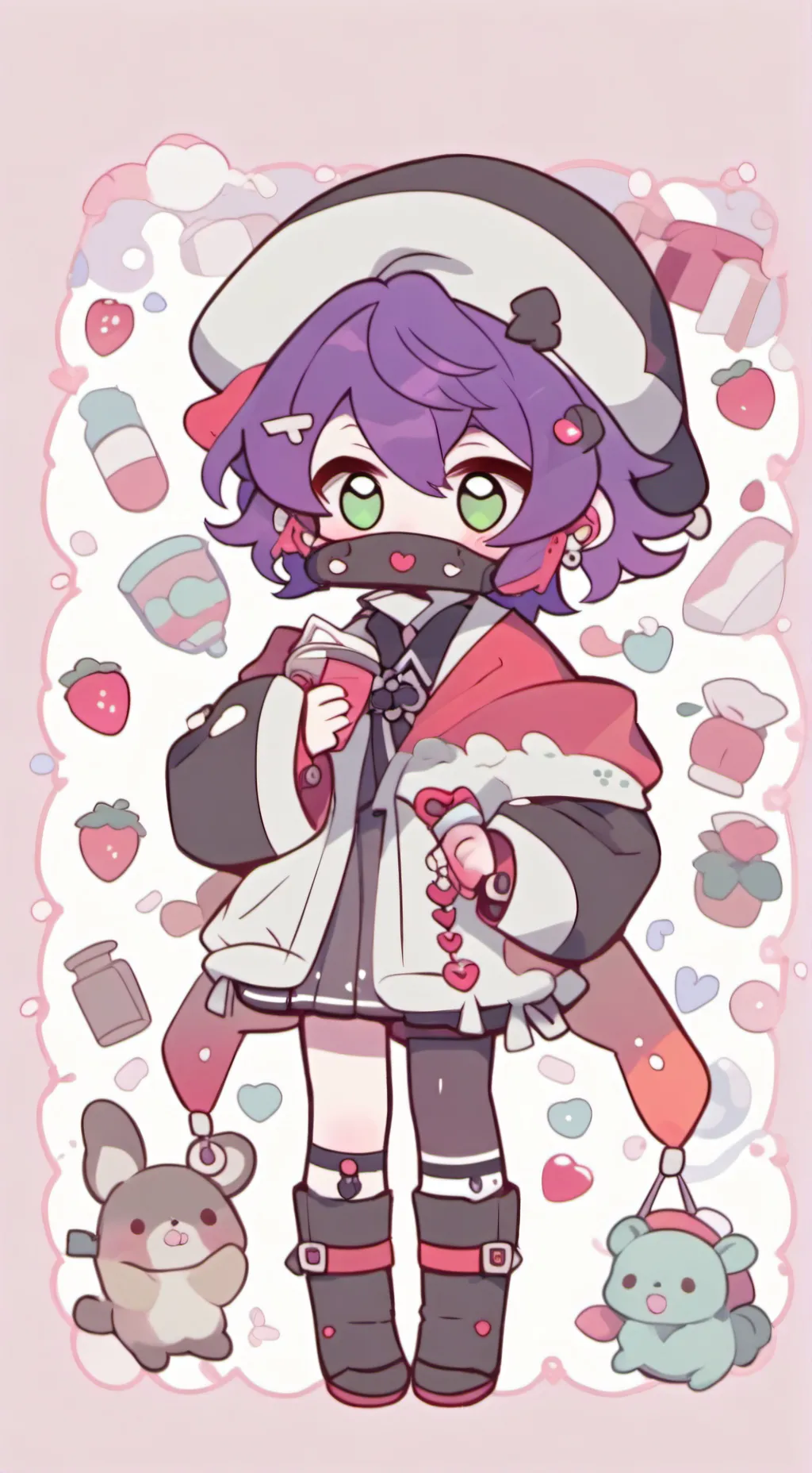 ai character: MD sleepover background