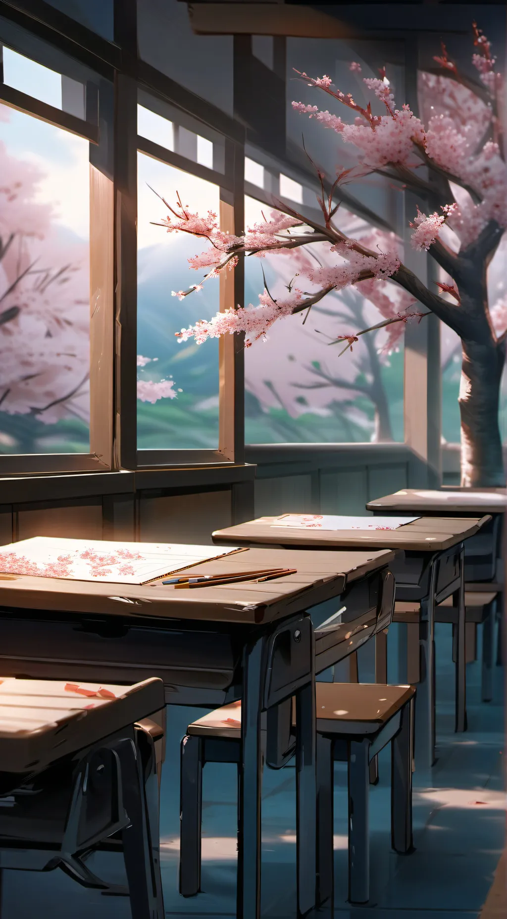 ai character: Mha new teacher! background