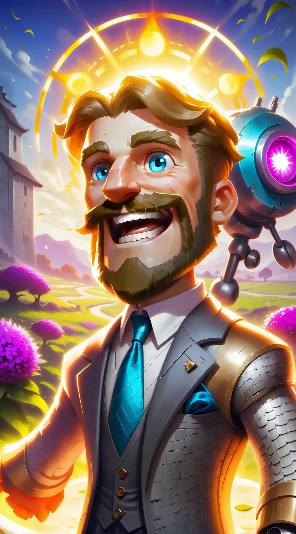 ai character: Martin background