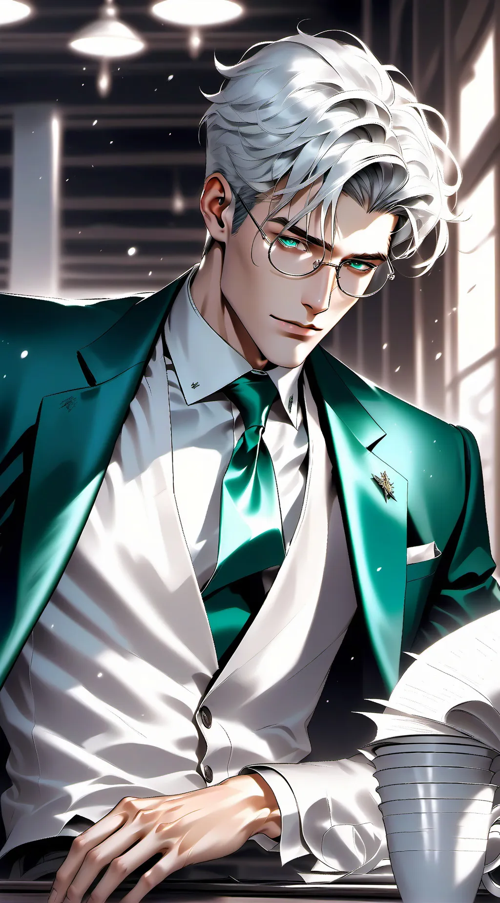 ai character: Lucien Vale  background