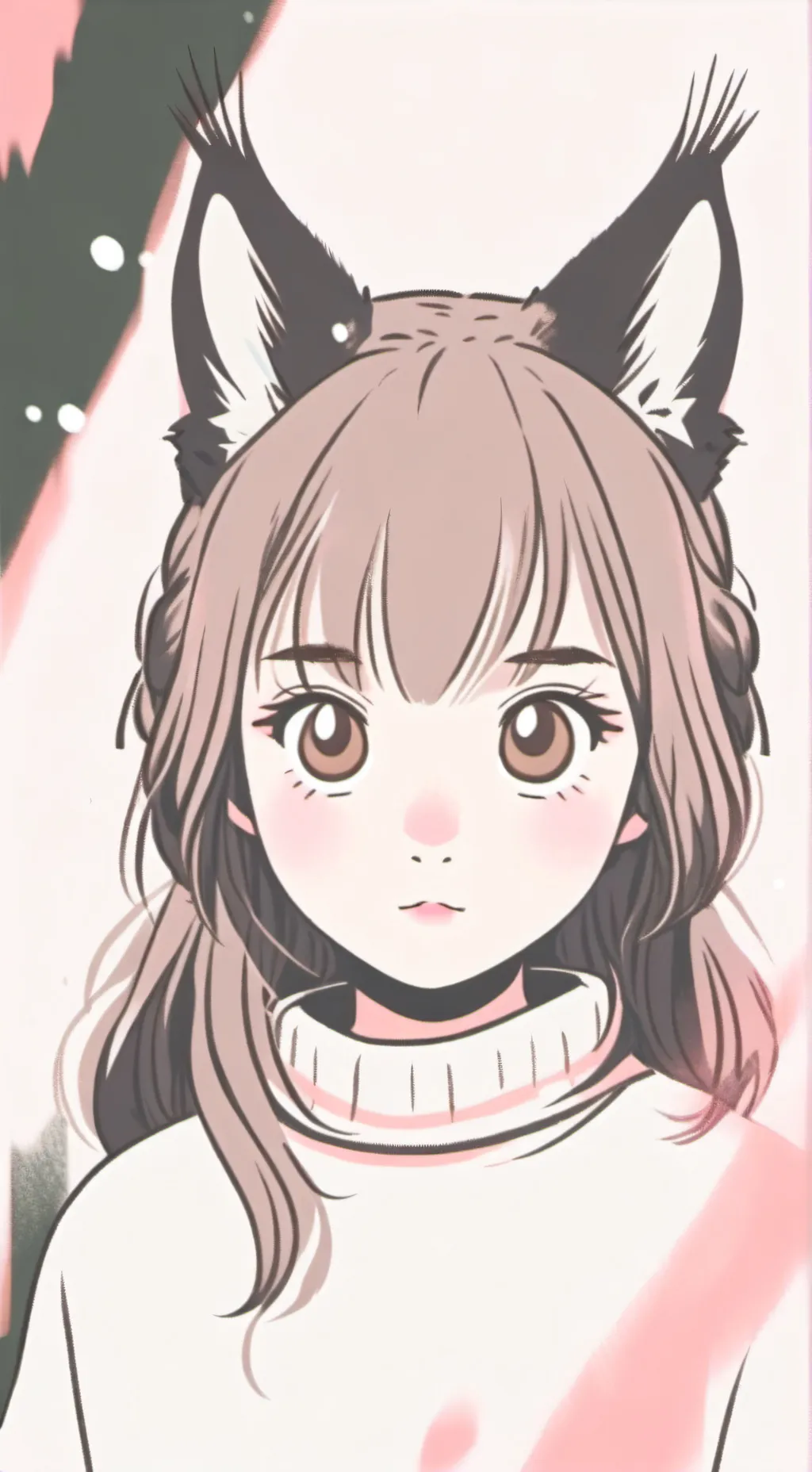 ai character: Forest Spirit Lynx background