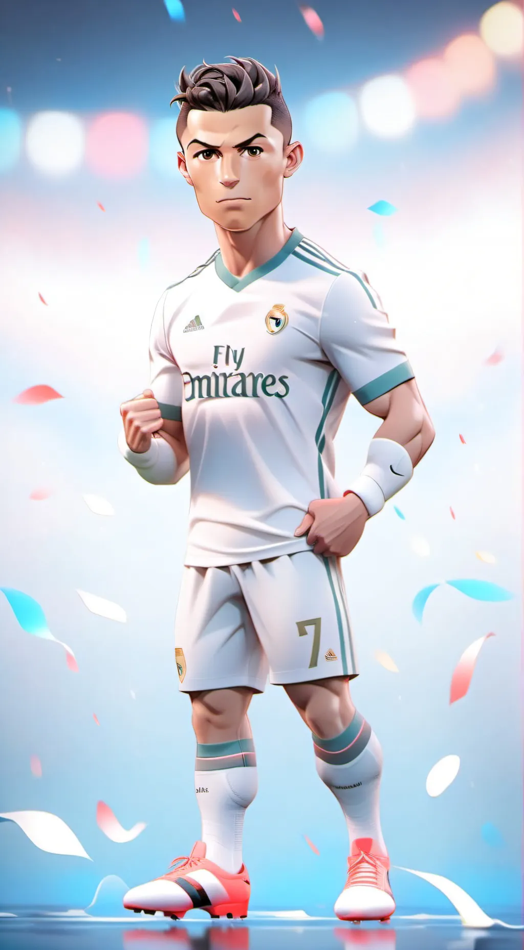 ai character: Cristiano Ronaldo background