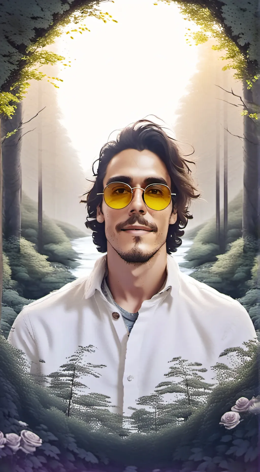 ai character: Charlie Gillespie  background