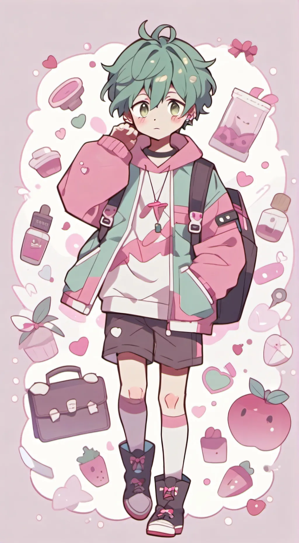 ai character: Tu amigo Deku👁👄👁 background