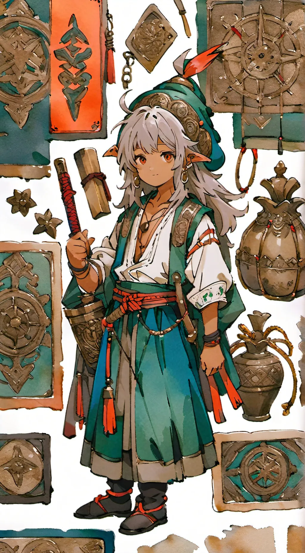 ai character: dress to impress  background