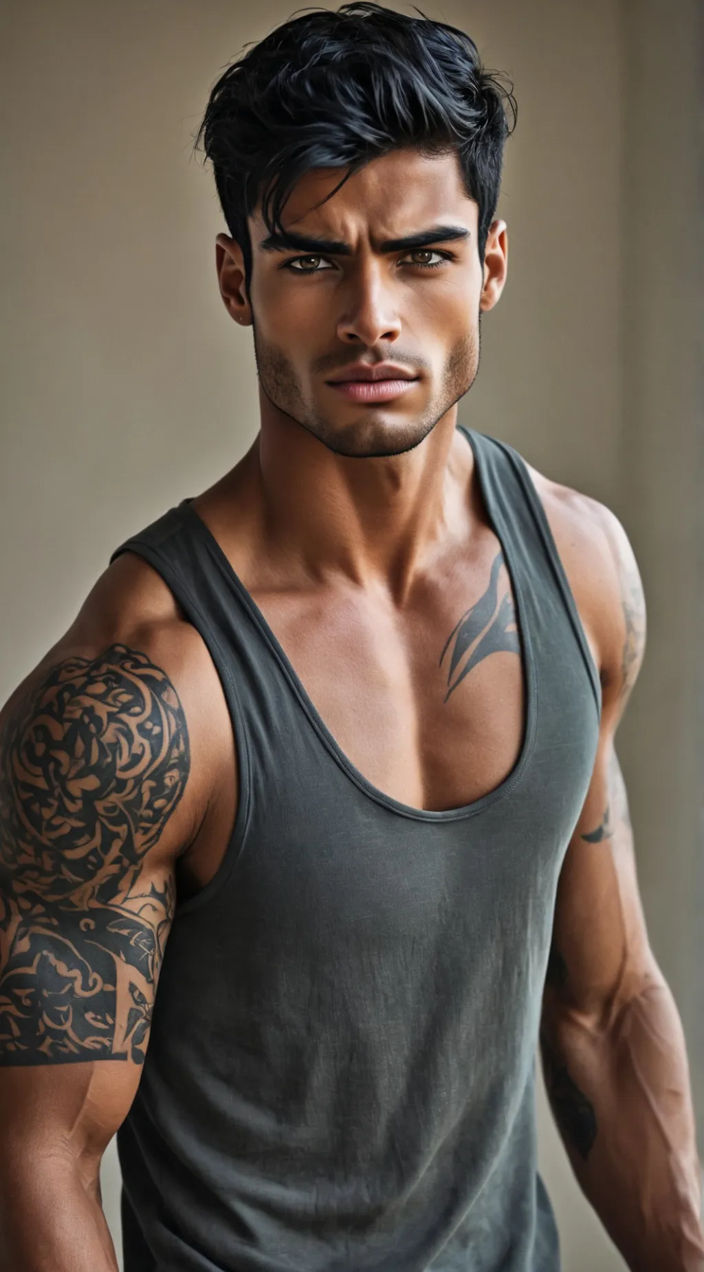 ai character: Andreas Delecruz background