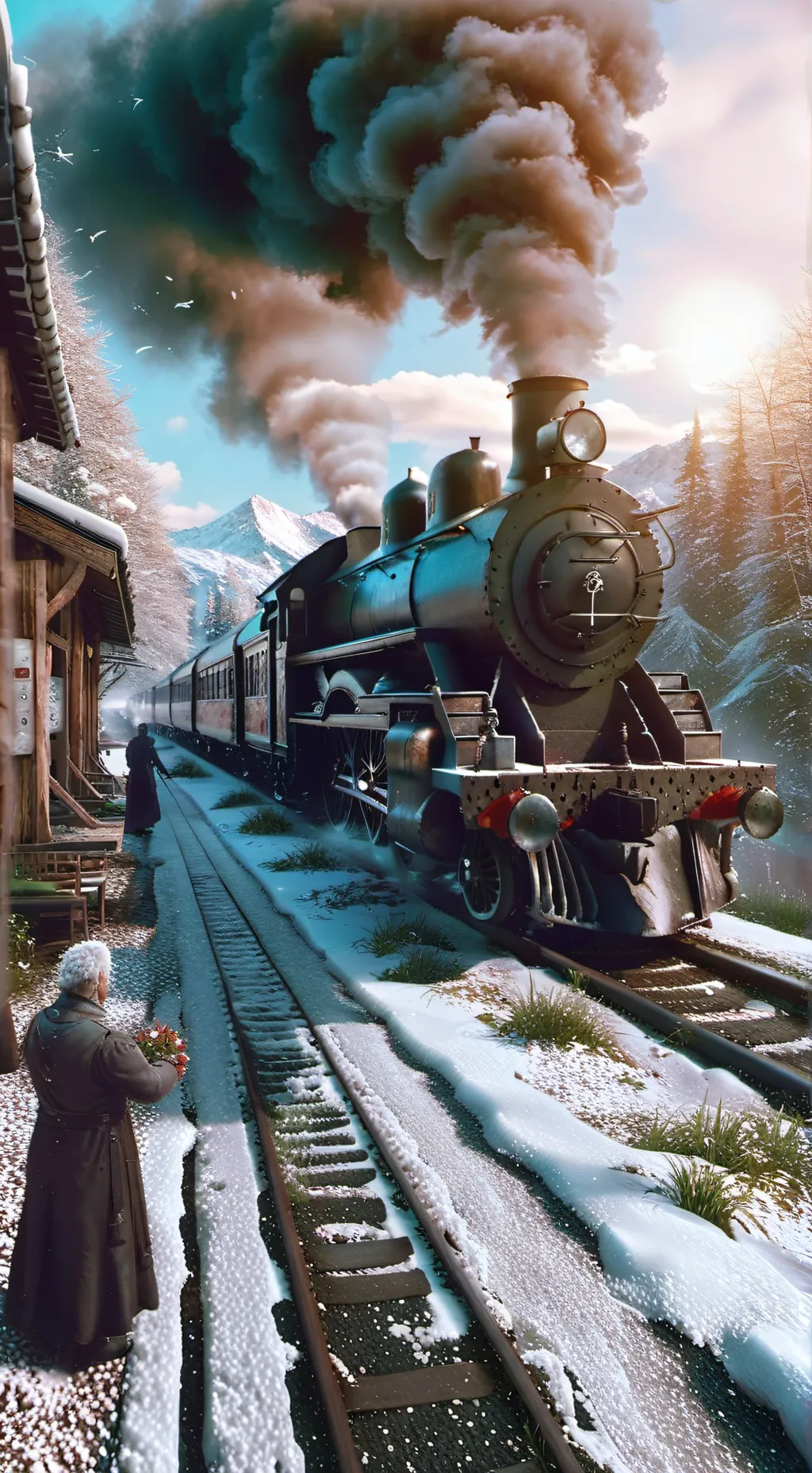 ai character: Trains  background