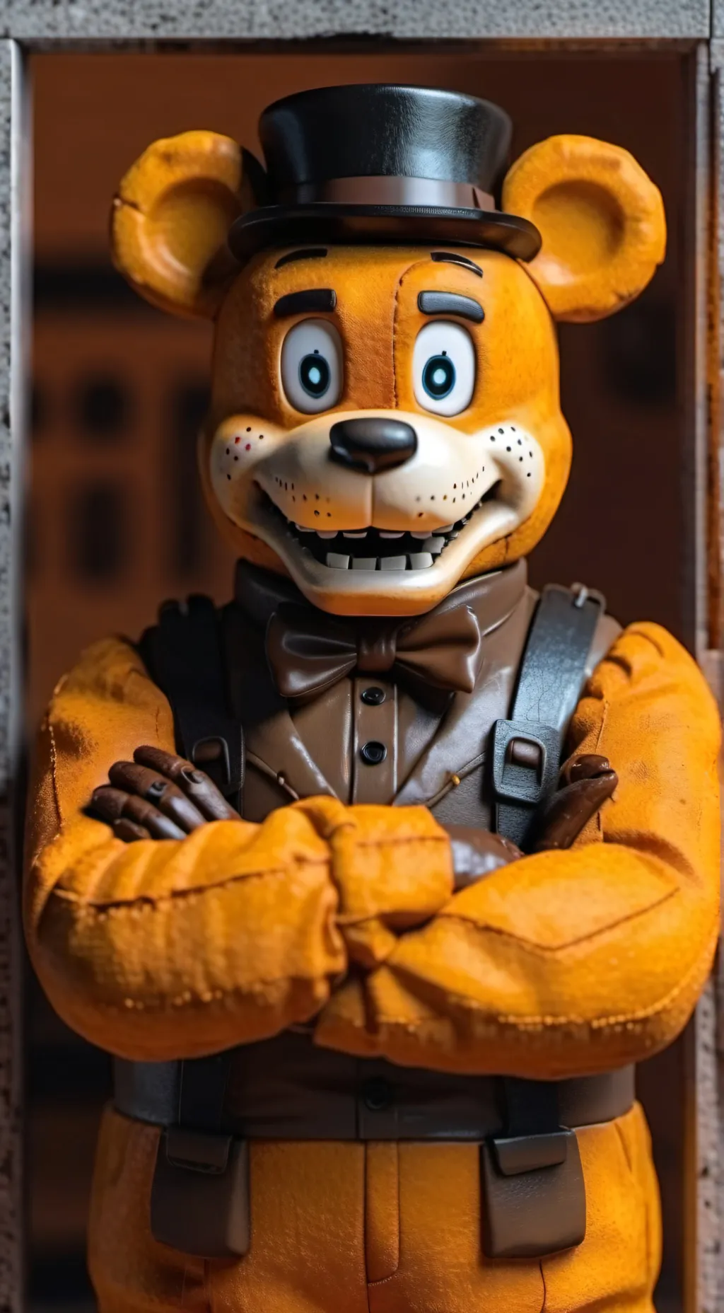 ai character: Freddy Fazbear background