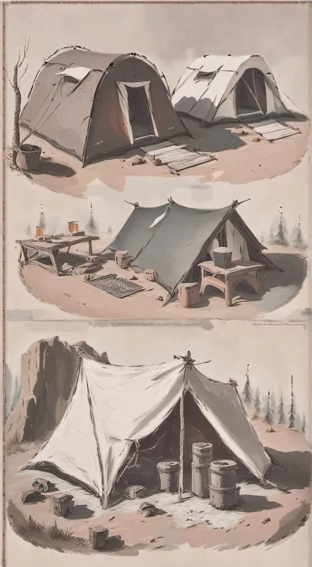 ai character: Anti-furry camp background