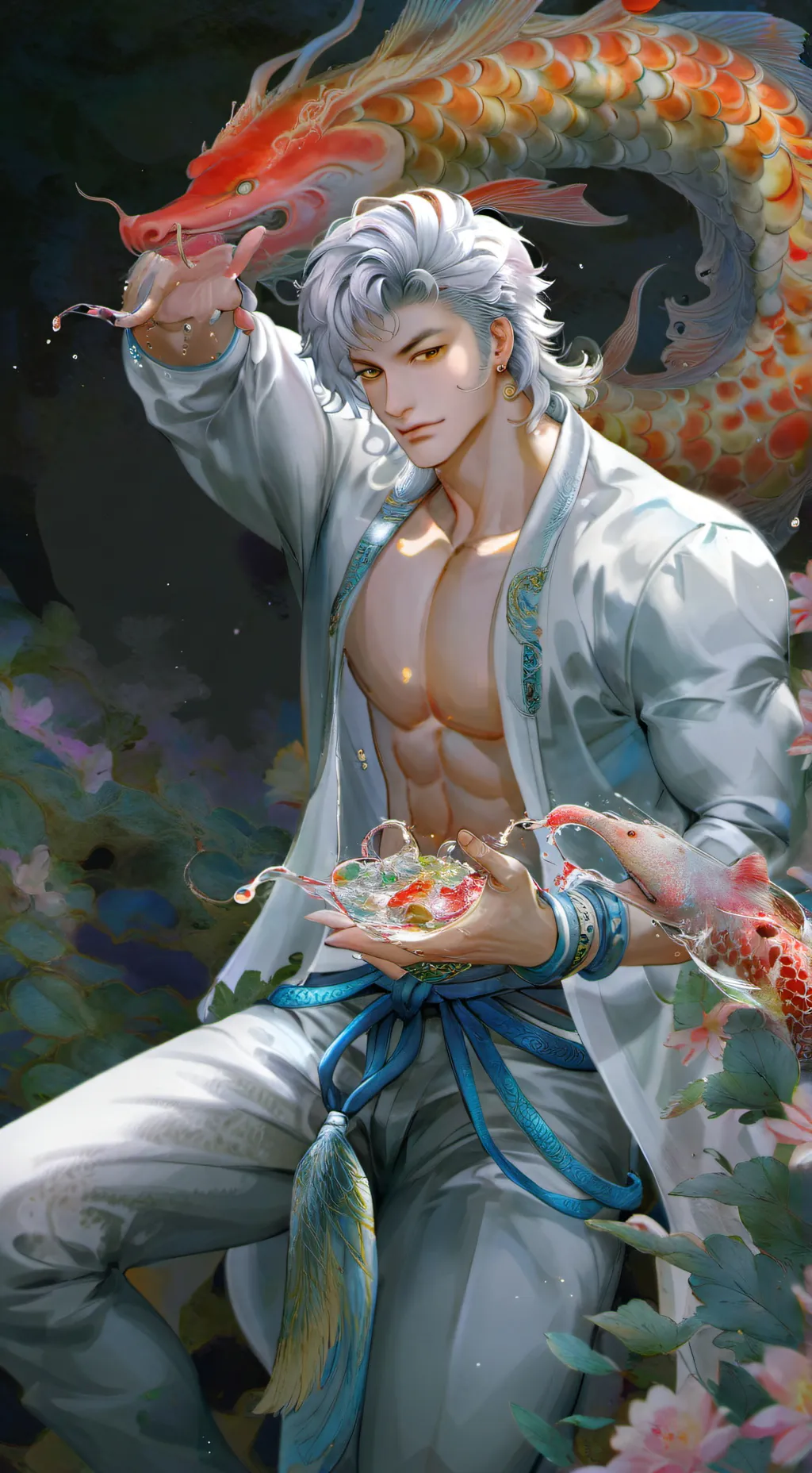 ai character: Shino kaze background