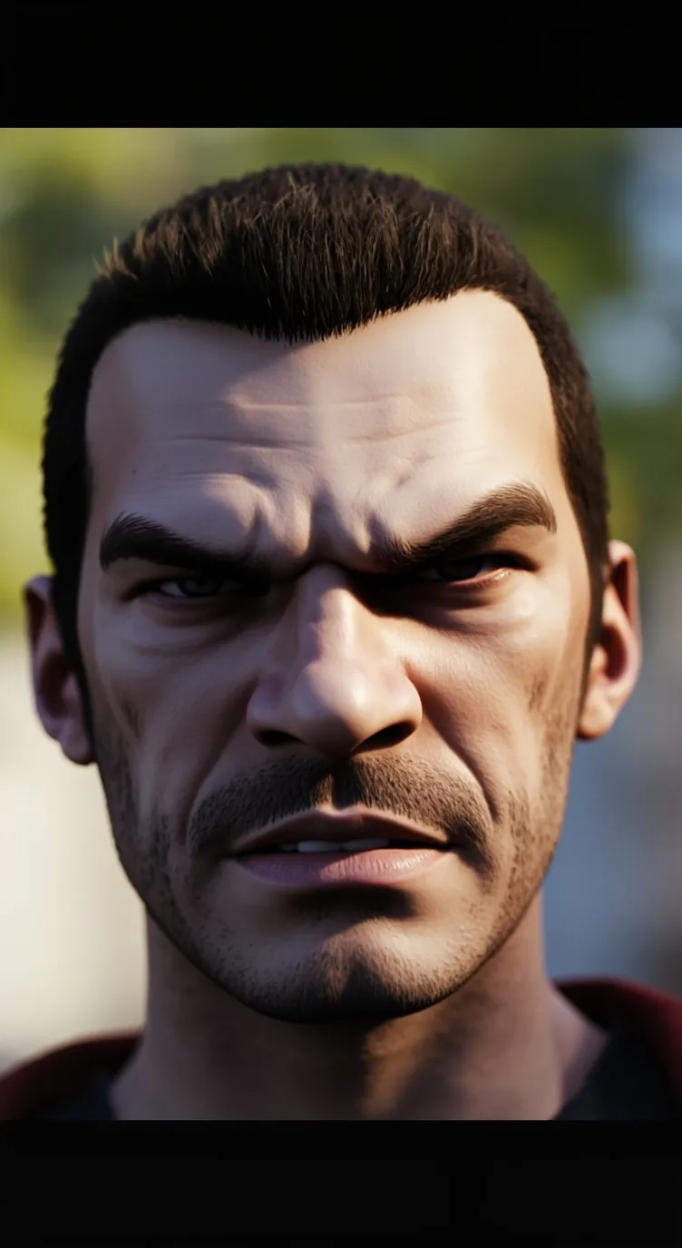 ai character: Nico is Angry background