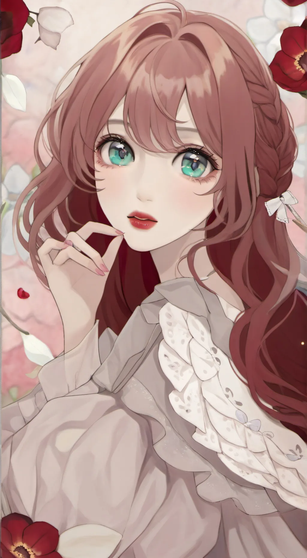 ai character: MHA kiss counter background