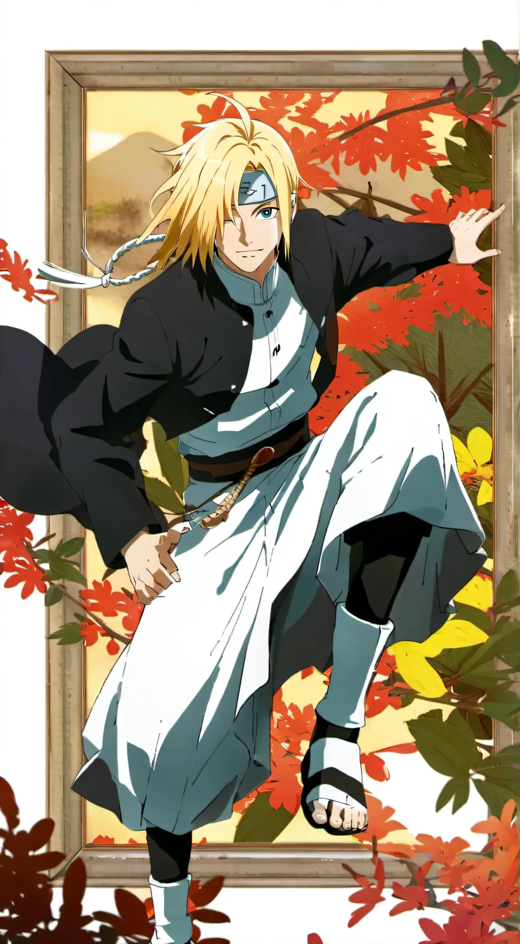 ai character: Deidara NamikazeAU background
