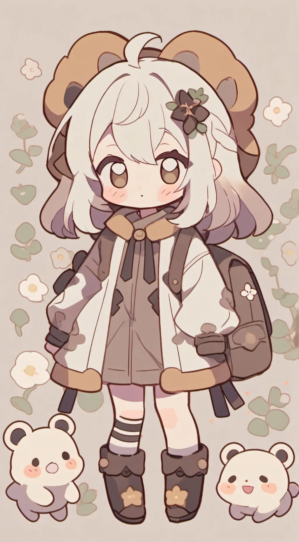 ai character: Monkey Refferee background