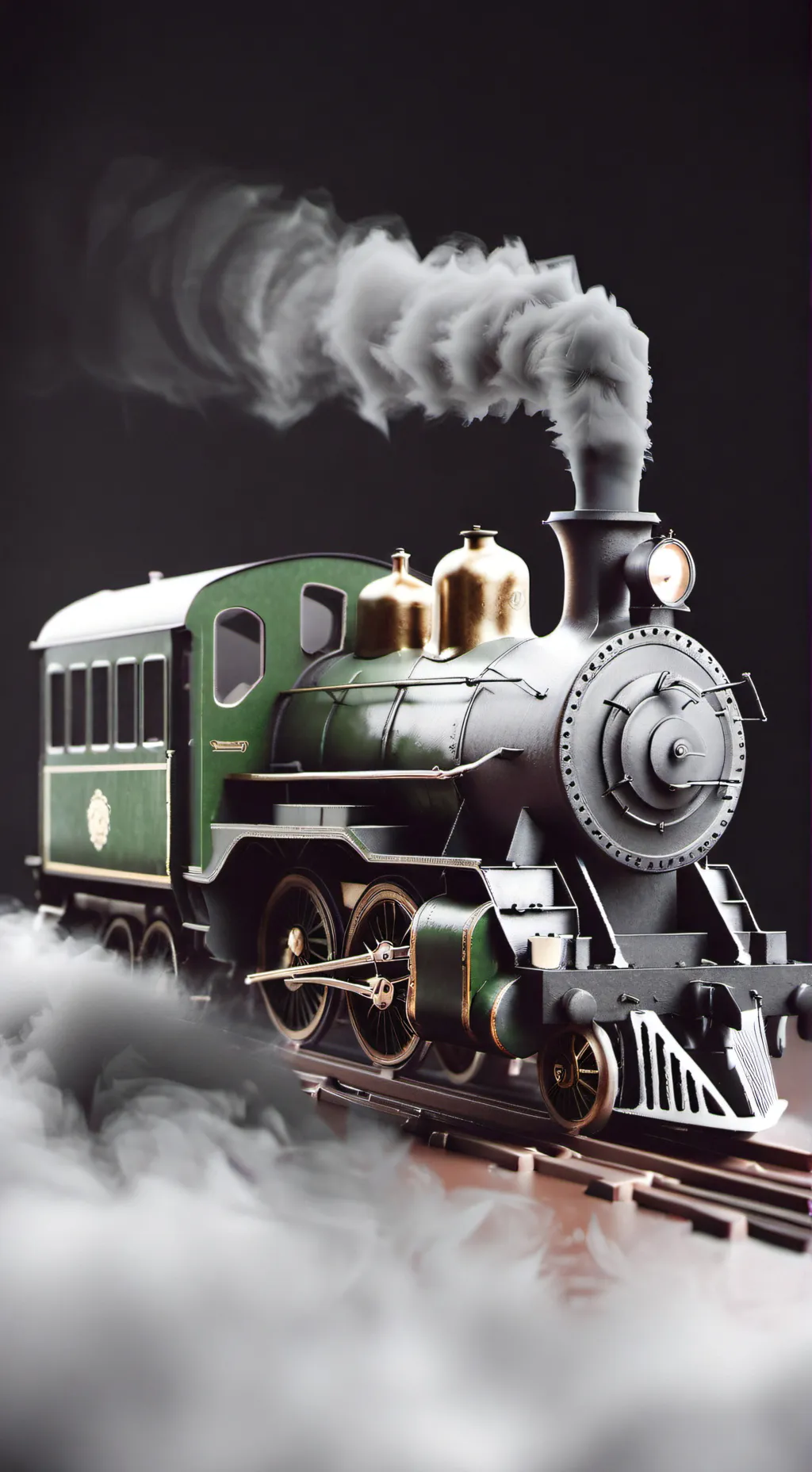 ai character: Train trip  background