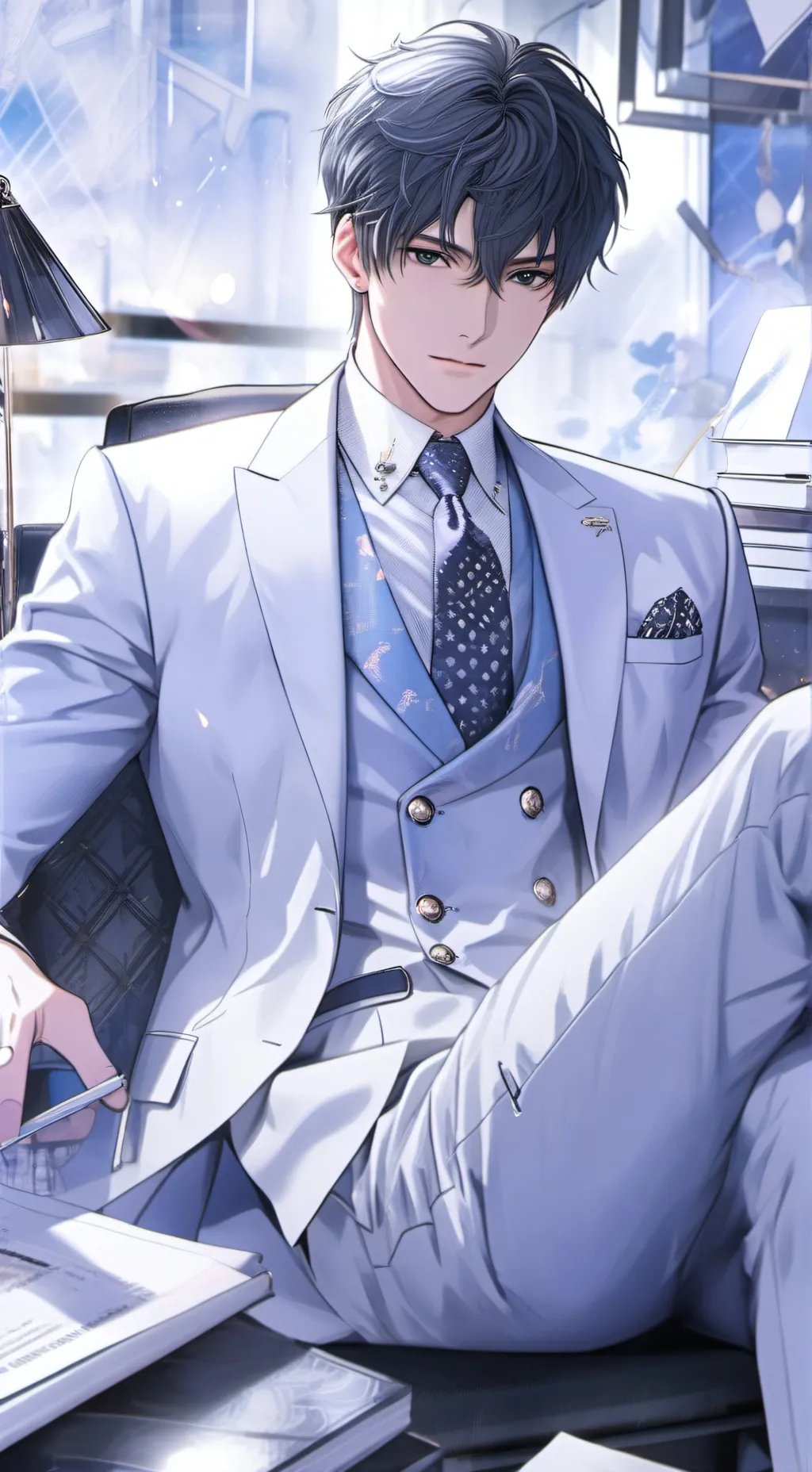 ai character: Adrien. background