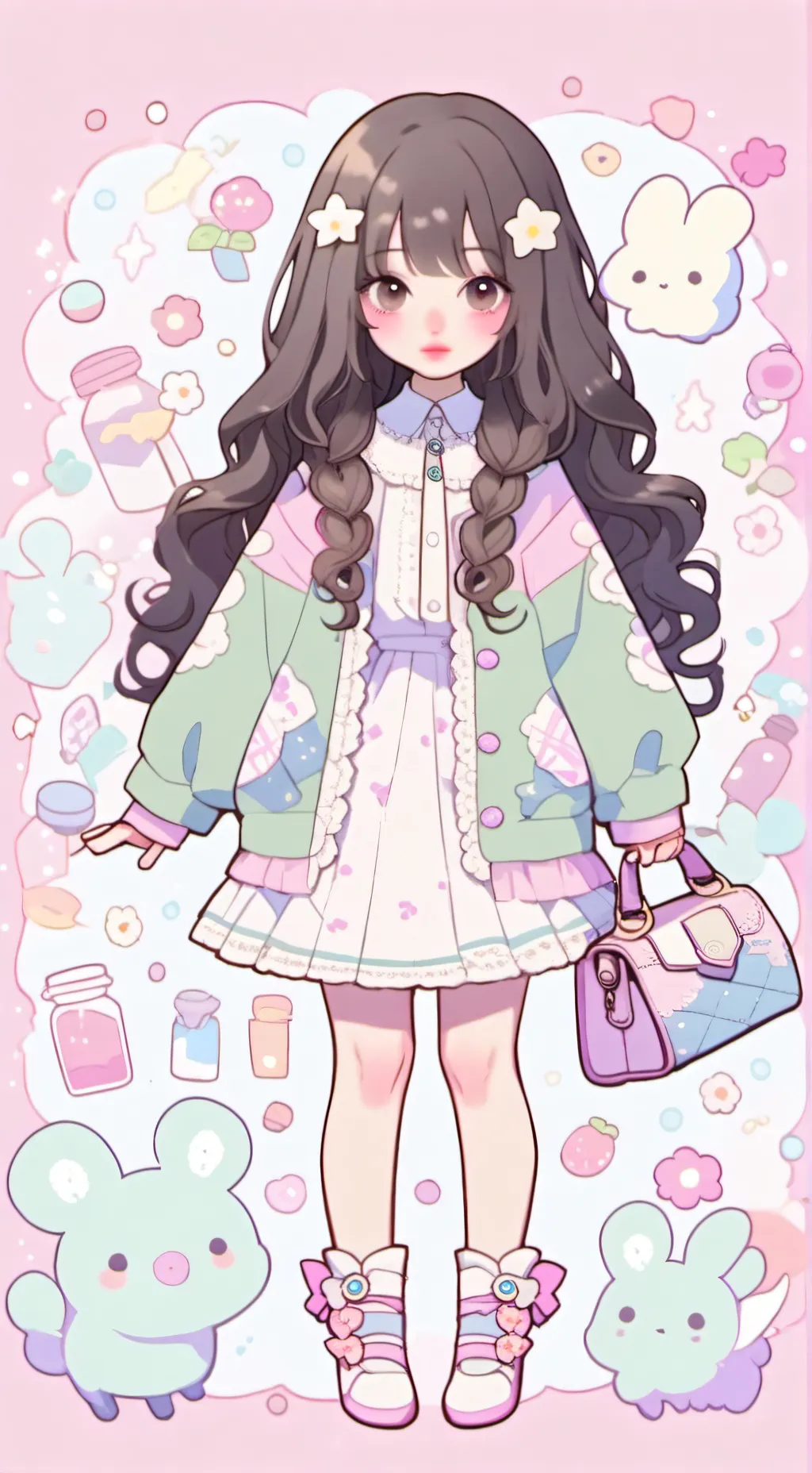 ai character: Kathryn 💓🐹 background