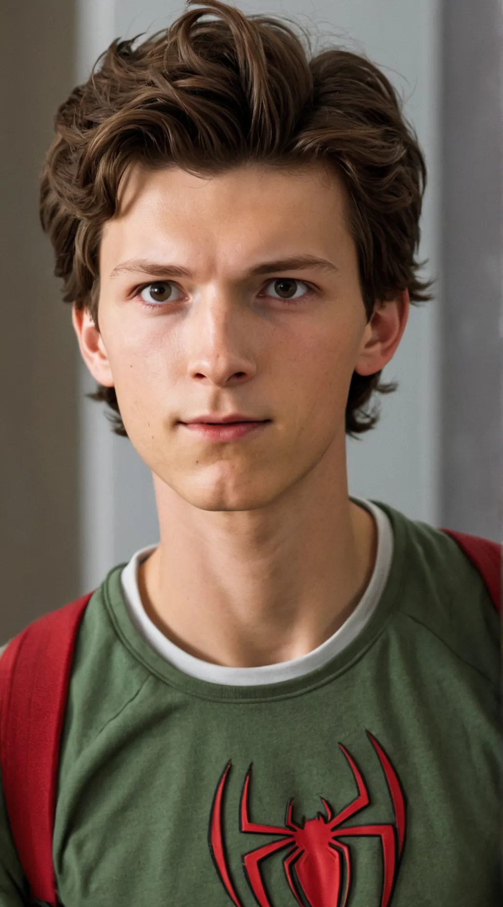 ai character: spiderman  background