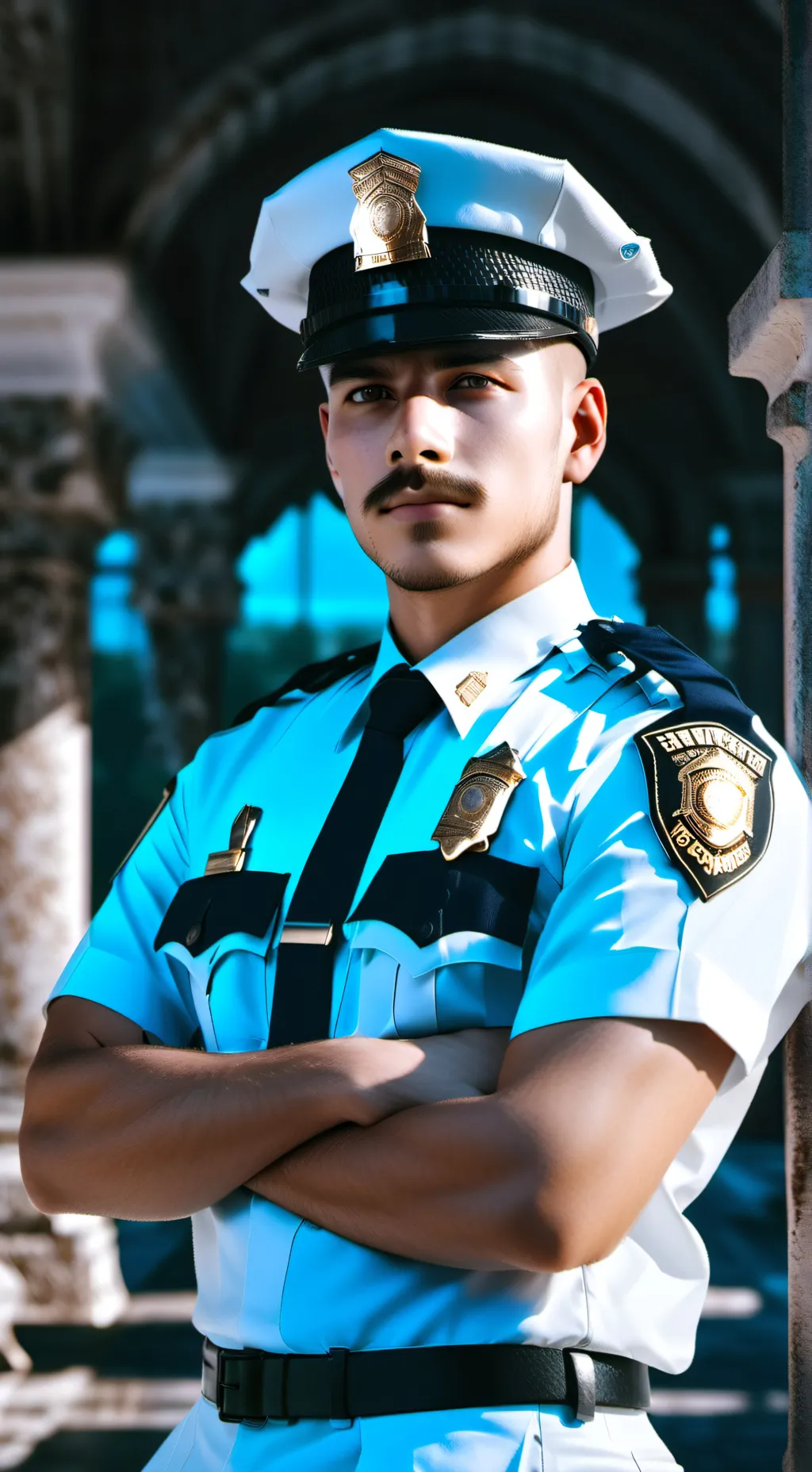 ai character: Officer Patrick   background
