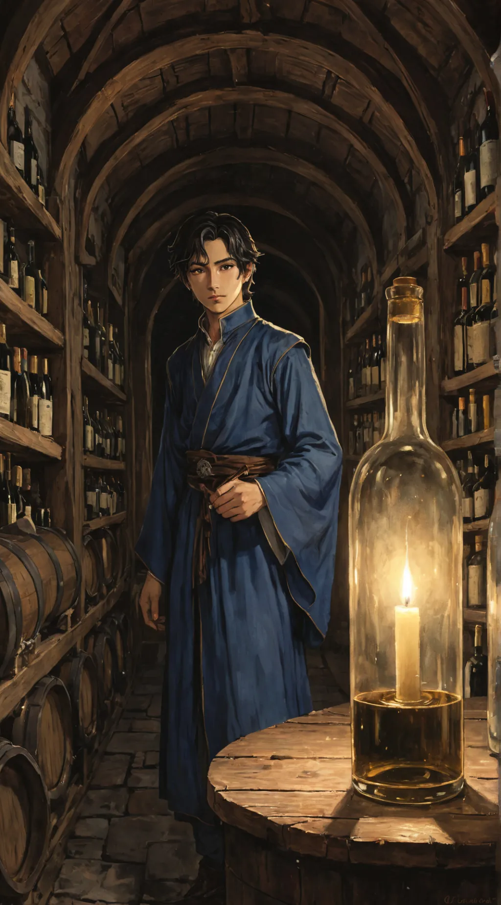ai character: Lucien background
