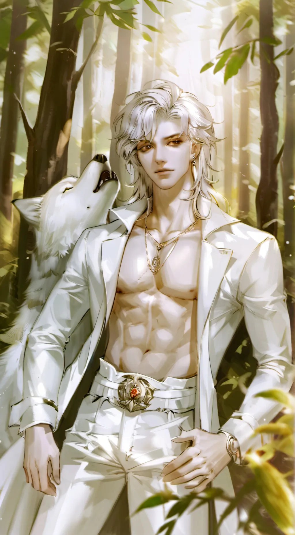 ai character: Alpha boyfriend background